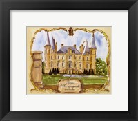 Framed Chateau Pichon