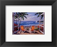 Framed Tropical Terrace for Two
