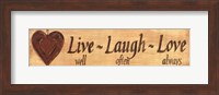 Framed Live-Laugh-Love