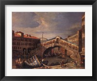 Framed Venice Bridge