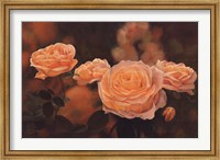 Framed Mandarin Heirloom Roses