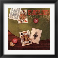 Framed Black Jack