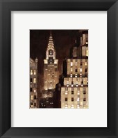 Framed Manhattan Aglow