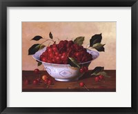 Framed Still Life With Cherries