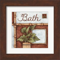 Framed Bath (over a green plant)