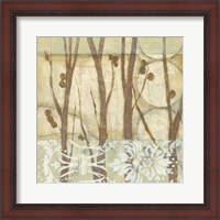 Framed Willow and Lace III