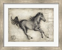 Framed Roman Horse I