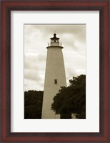 Framed Ocracoke Island Lighthouse