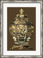 Framed Amber Porcelain II