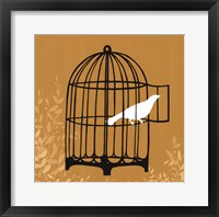 Framed Birdcage Silhouette II