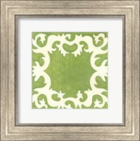 Framed Petite Suzani in Green