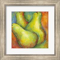 Framed Abstract Fruits I