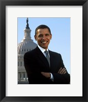 Framed Barack Obama - Portrait (Style B)