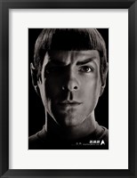 Framed Star Trek XI - Spock - style F