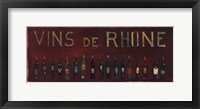 Framed Vins de Rhone