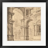 Portico Antico I Framed Print