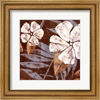 Framed Flowers on Chocolate II