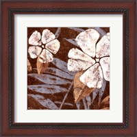 Framed Flowers on Chocolate II