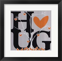 Hug (Fall) Framed Print