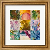 Framed Abstract 6 Panel