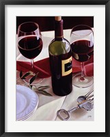 Framed Sharing Wine - Red