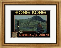 Framed Hong Kong - Riviera of the Orient