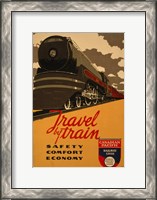 Framed Canadian Pacific - Travel by Train