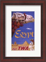 Framed Egypt - Fly TWA