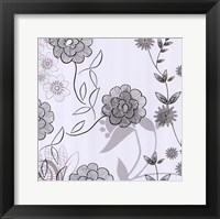 Framed White Lace Floral