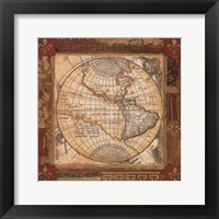 Corners of the Earth - Detail II Framed Print