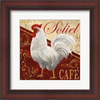 Framed Soliel Cafe