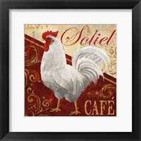 Framed Soliel Cafe
