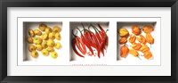 Framed Chilies and Patissons
