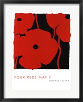 Framed Four Reds May 7