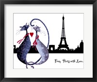 Framed From Paris with Love Catitudes