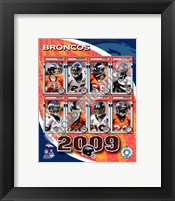 Framed 2009 Denver Broncos Team Composite