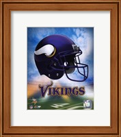 Framed 2009 Minnesota Vikings Team Logo