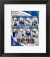 Framed 2009 Indianapolis Colts Team Composite