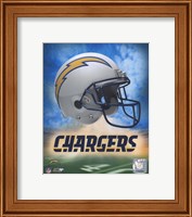 Framed 2009 San Diego Chargers logo