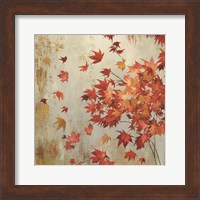 Framed Crimson Foliage