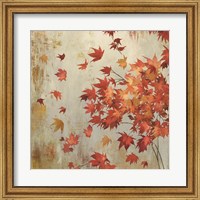 Framed Crimson Foliage