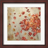 Framed Crimson Foliage