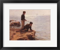 Framed Boys Fishing