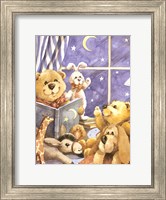 Framed Teddy Bear Storytime