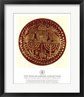 Framed Gold Lions, (The Vatican Collection)