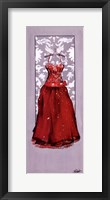 Framed Red Dress