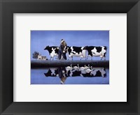 Framed Delta Cows