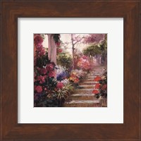 Framed Rose Garden Steps