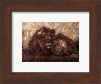 Framed Brothers of the Serengeti
