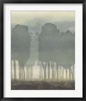 Treeline Haze I Framed Print